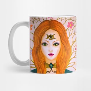 Red head wiccan witch Mug